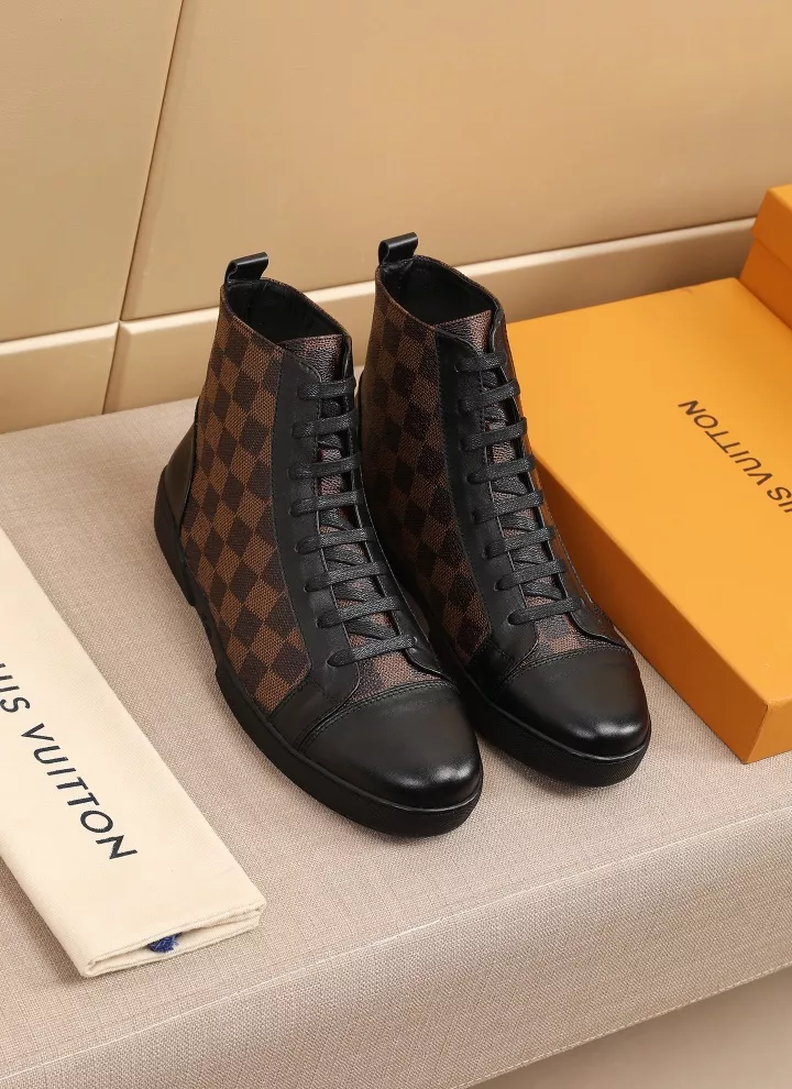 Louis Vuitton High Tops Shoes For Men Durable 8437