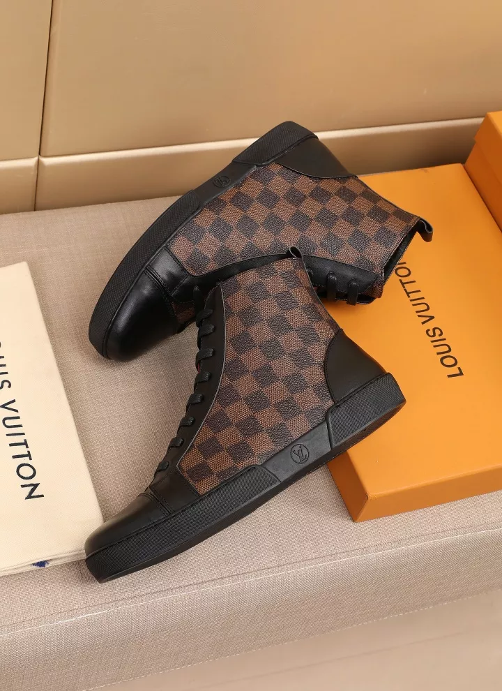 Louis Vuitton High Tops Shoes For Men Durable 8437