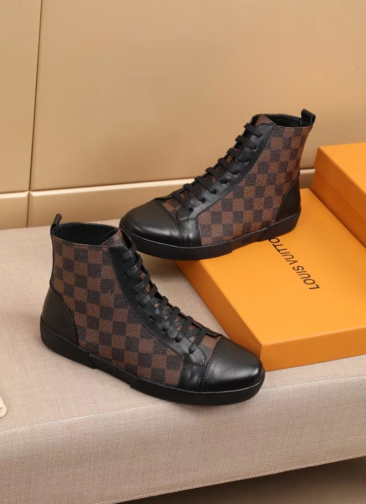 Louis Vuitton High Tops Shoes For Men Durable 8437