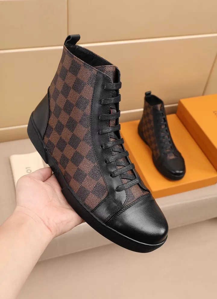 Louis Vuitton High Tops Shoes For Men Durable 8437