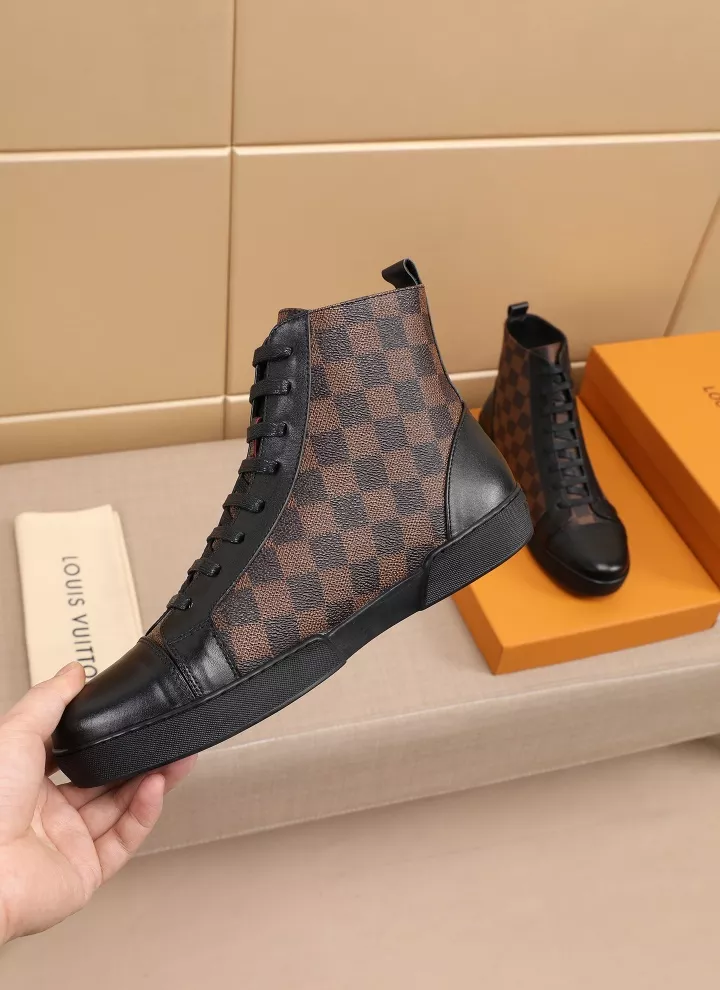Louis Vuitton High Tops Shoes For Men Durable 8437