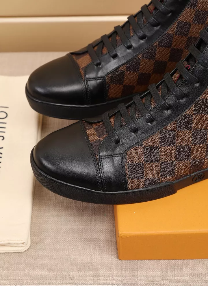 Louis Vuitton High Tops Shoes For Men Durable 8437