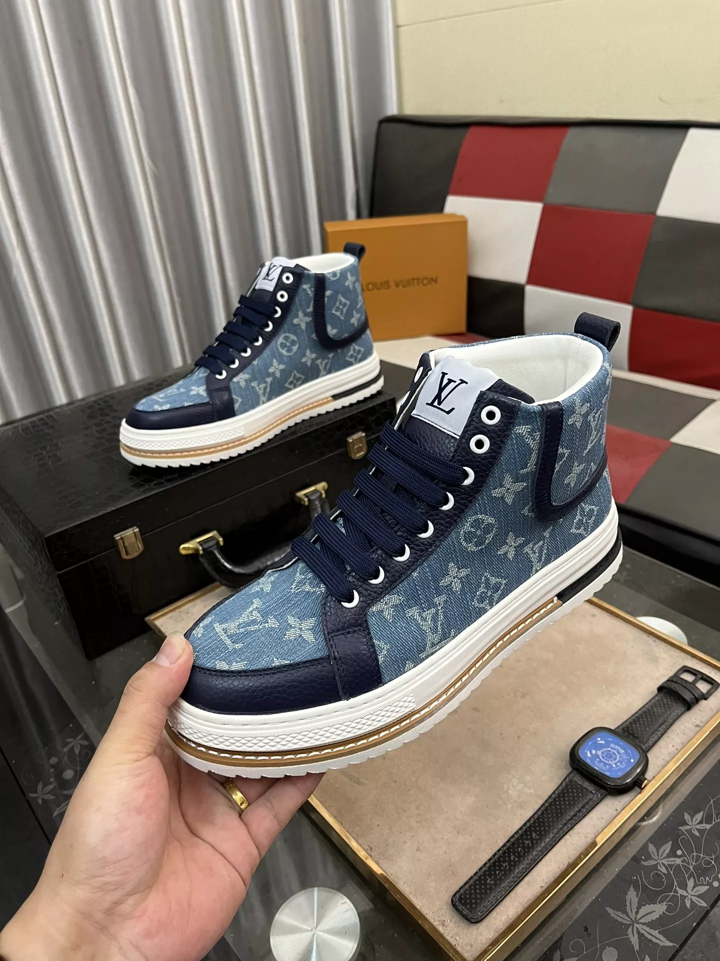 Louis Vuitton High Tops Shoes For Men GoAnywhere 6039