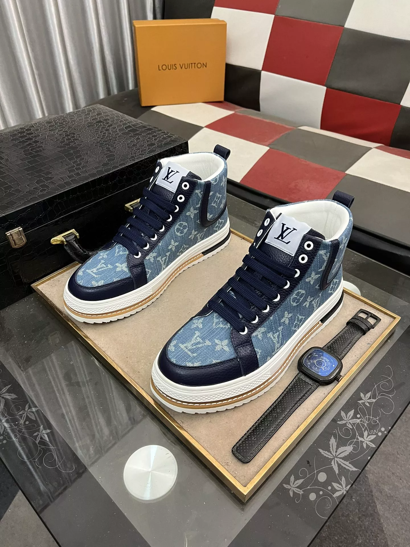 Louis Vuitton High Tops Shoes For Men GoAnywhere 6039