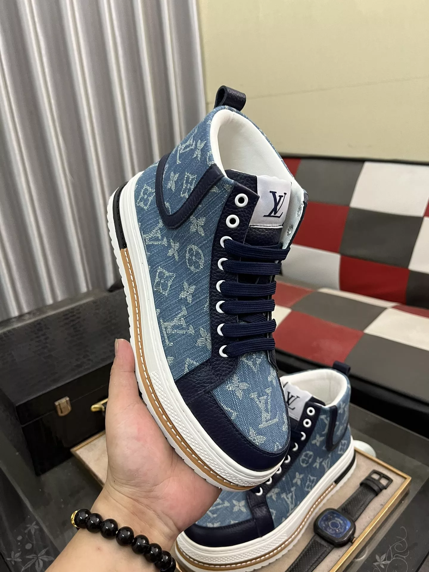 Louis Vuitton High Tops Shoes For Men GoAnywhere 6039