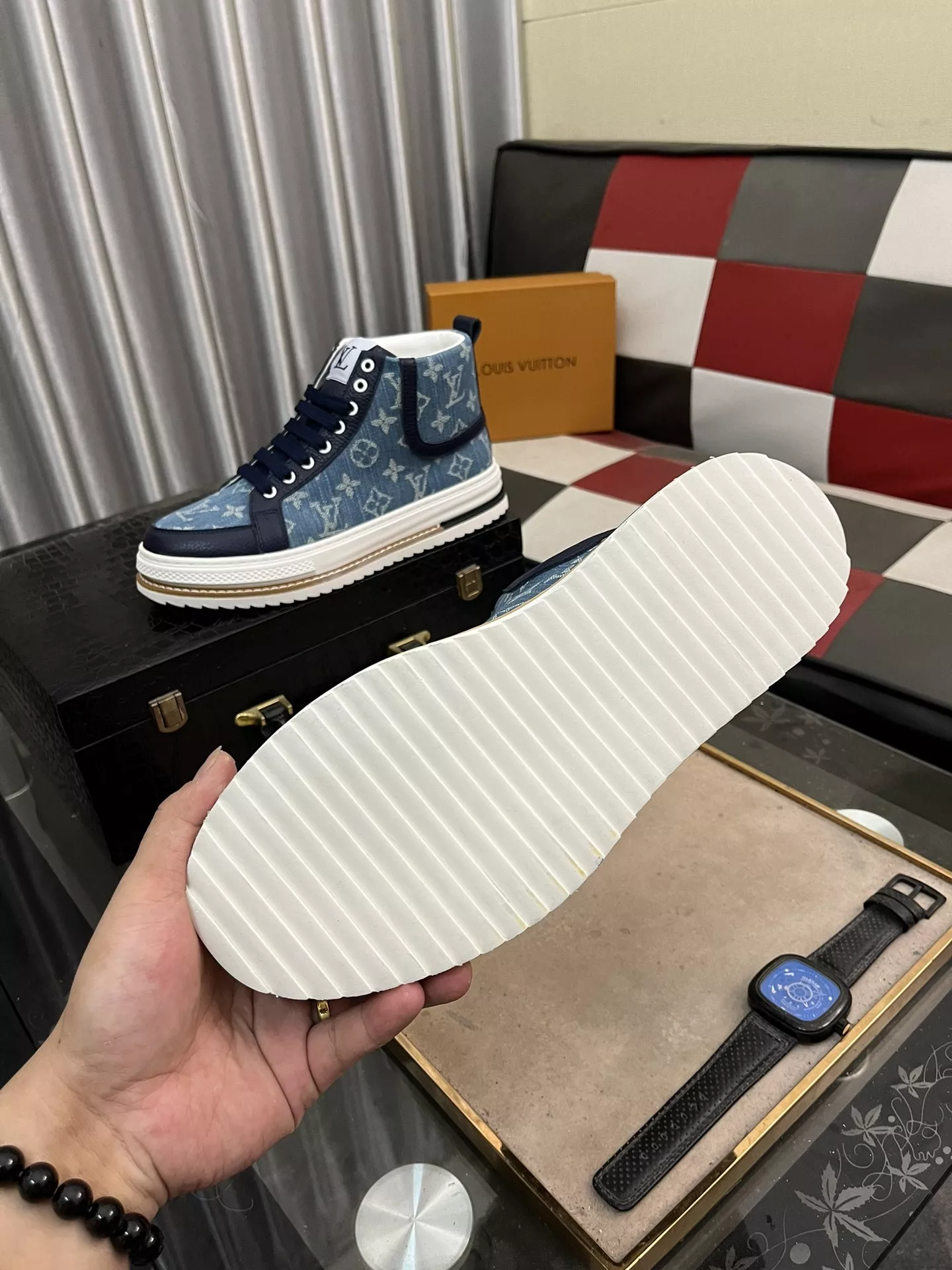 Louis Vuitton High Tops Shoes For Men GoAnywhere 6039