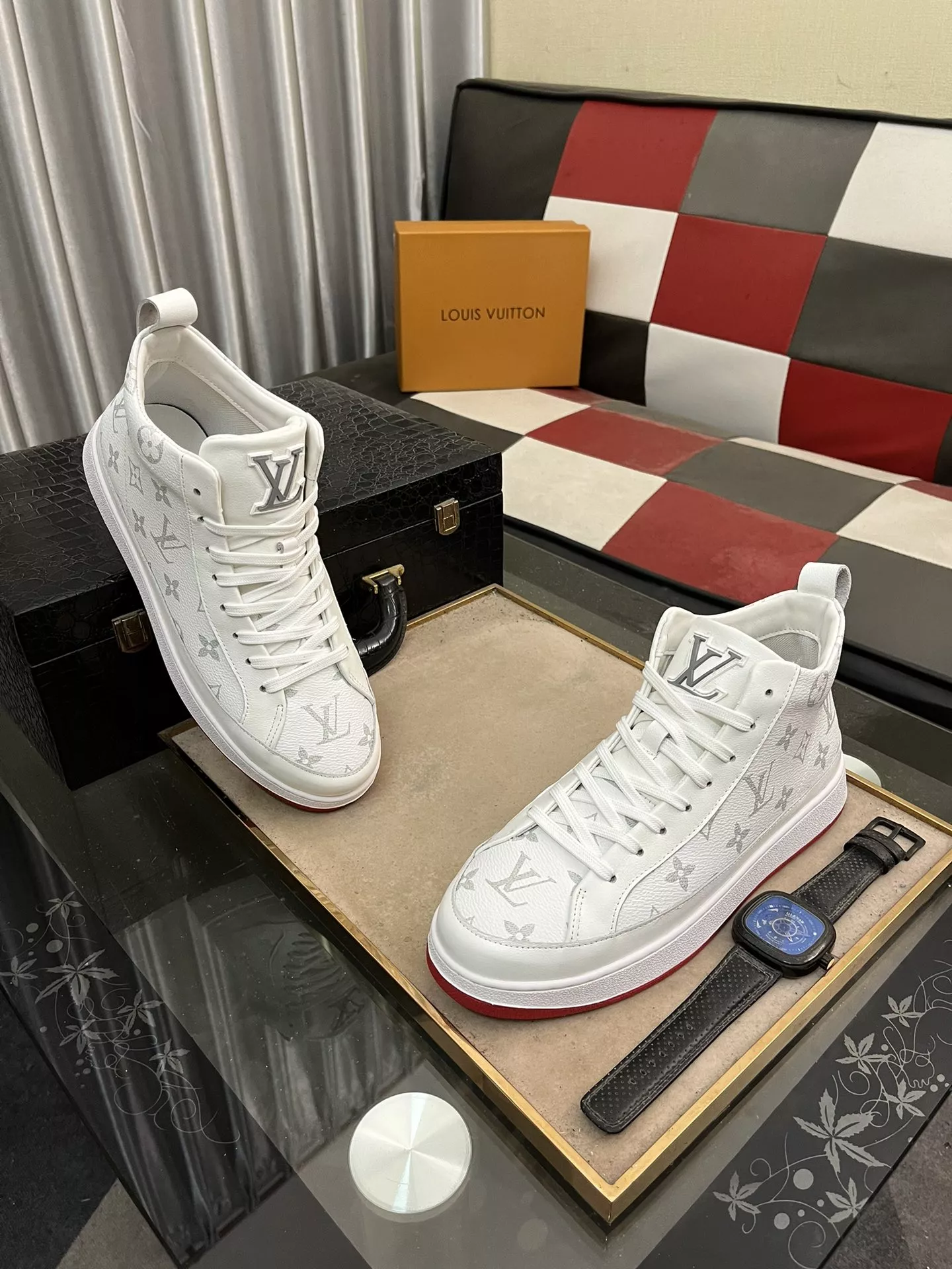 Louis Vuitton High Tops Shoes For Men NewStyle 1479
