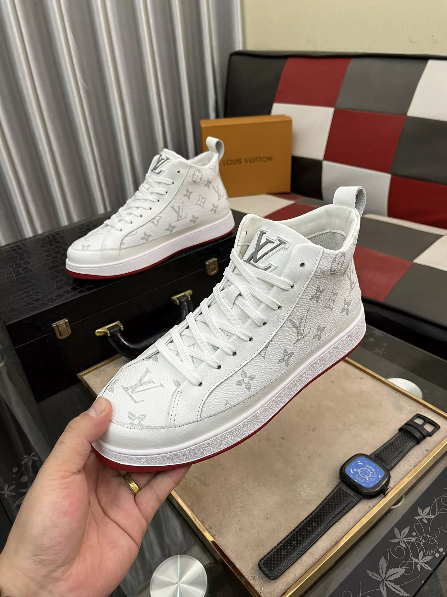 Louis Vuitton High Tops Shoes For Men NewStyle 1479