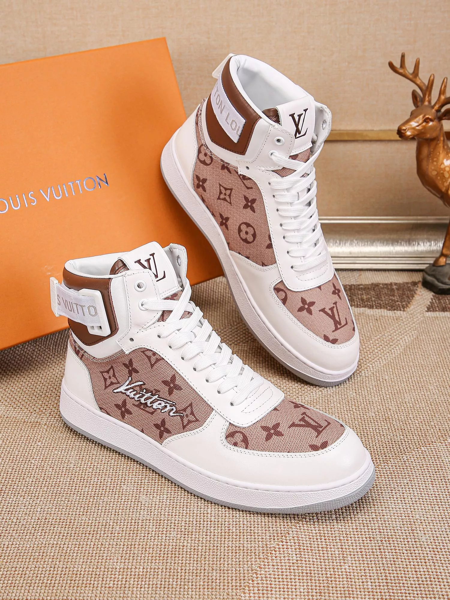 Louis Vuitton High Tops Shoes For Men Practical 3396