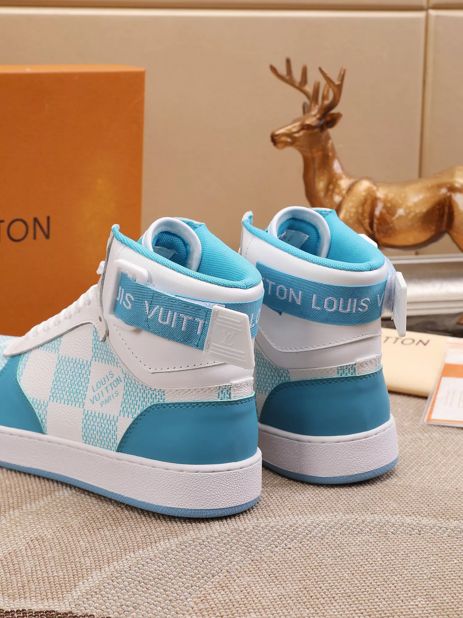 Louis Vuitton High Tops Shoes For Men Refined 9667