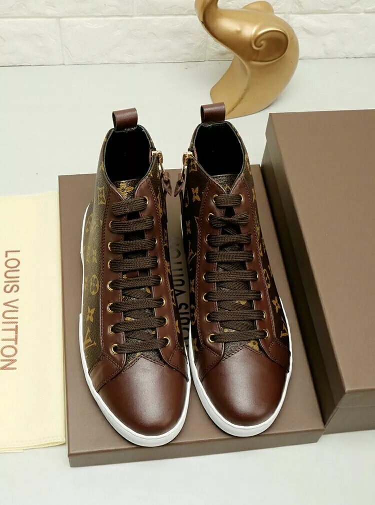 Louis Vuitton High Tops Shoes For Men Soft 3700