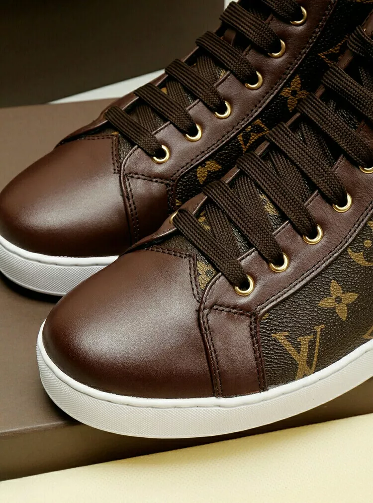 Louis Vuitton High Tops Shoes For Men Soft 3700