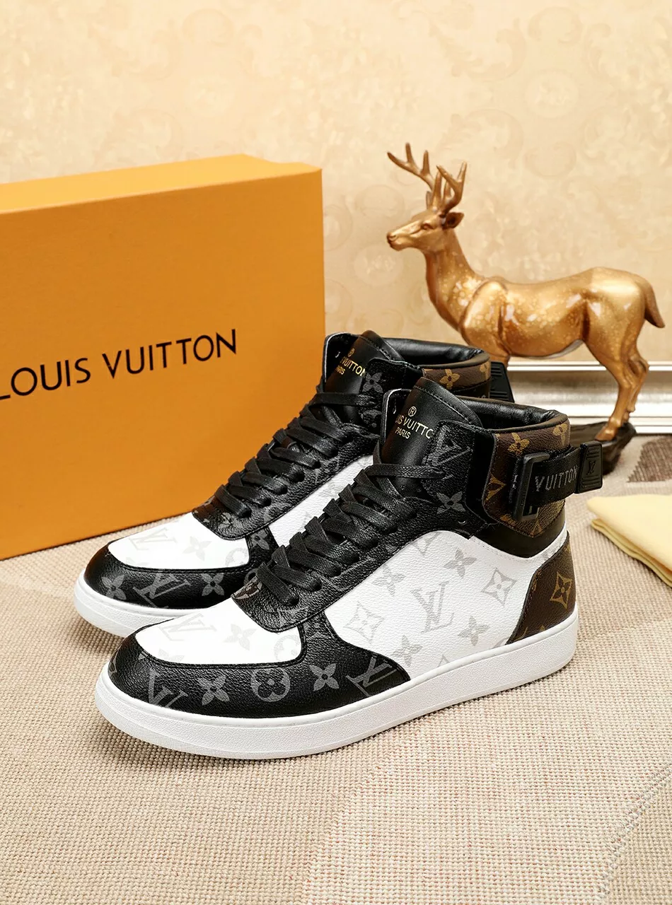 Louis Vuitton High Tops Shoes For Men Sophisticated 9709