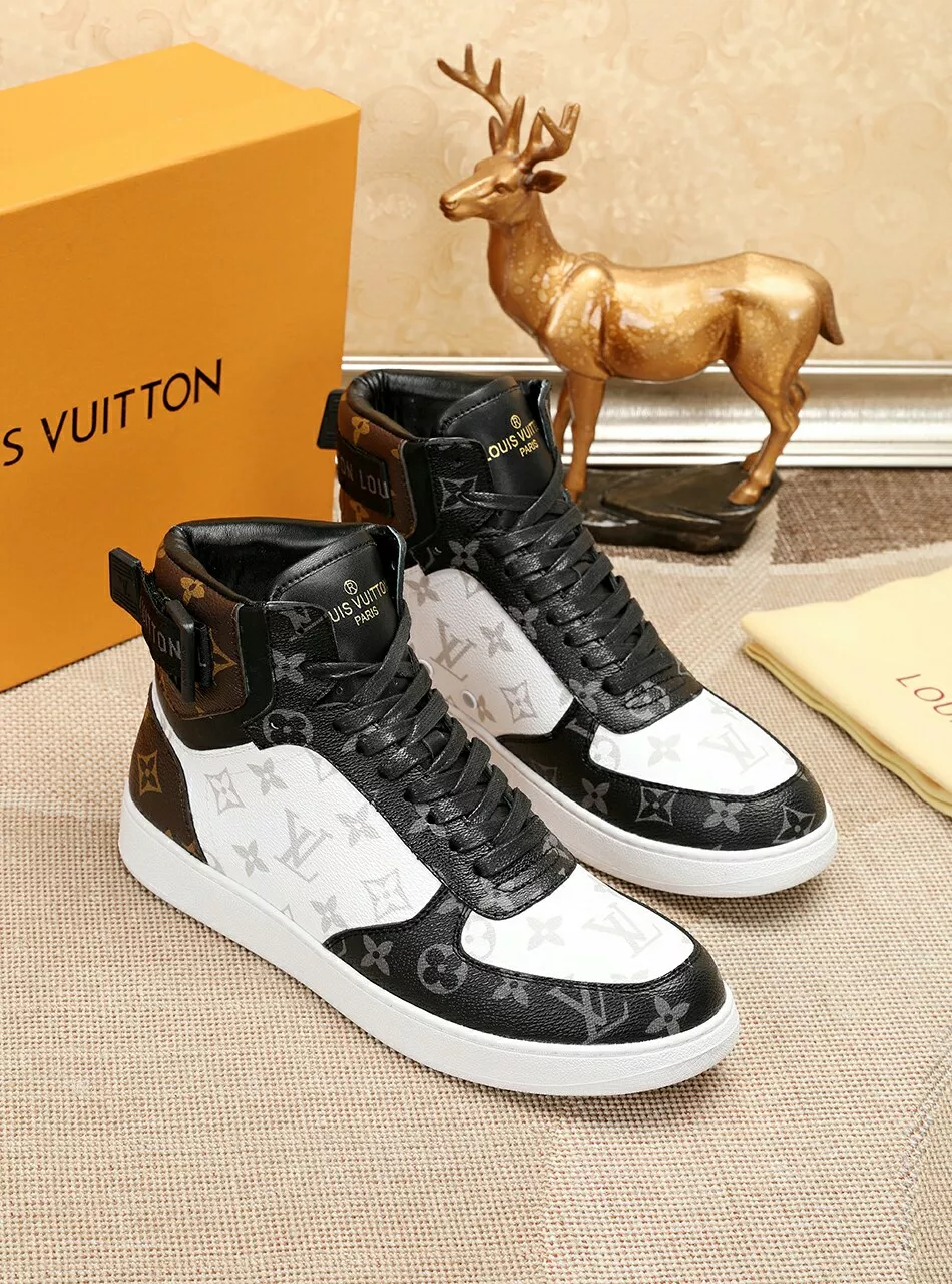 Louis Vuitton High Tops Shoes For Men Sophisticated 9709