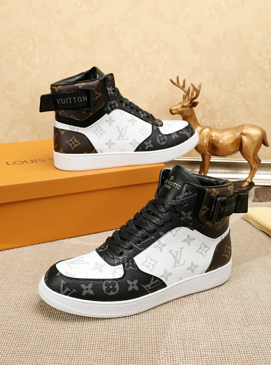 Louis Vuitton High Tops Shoes For Men Sophisticated 9709