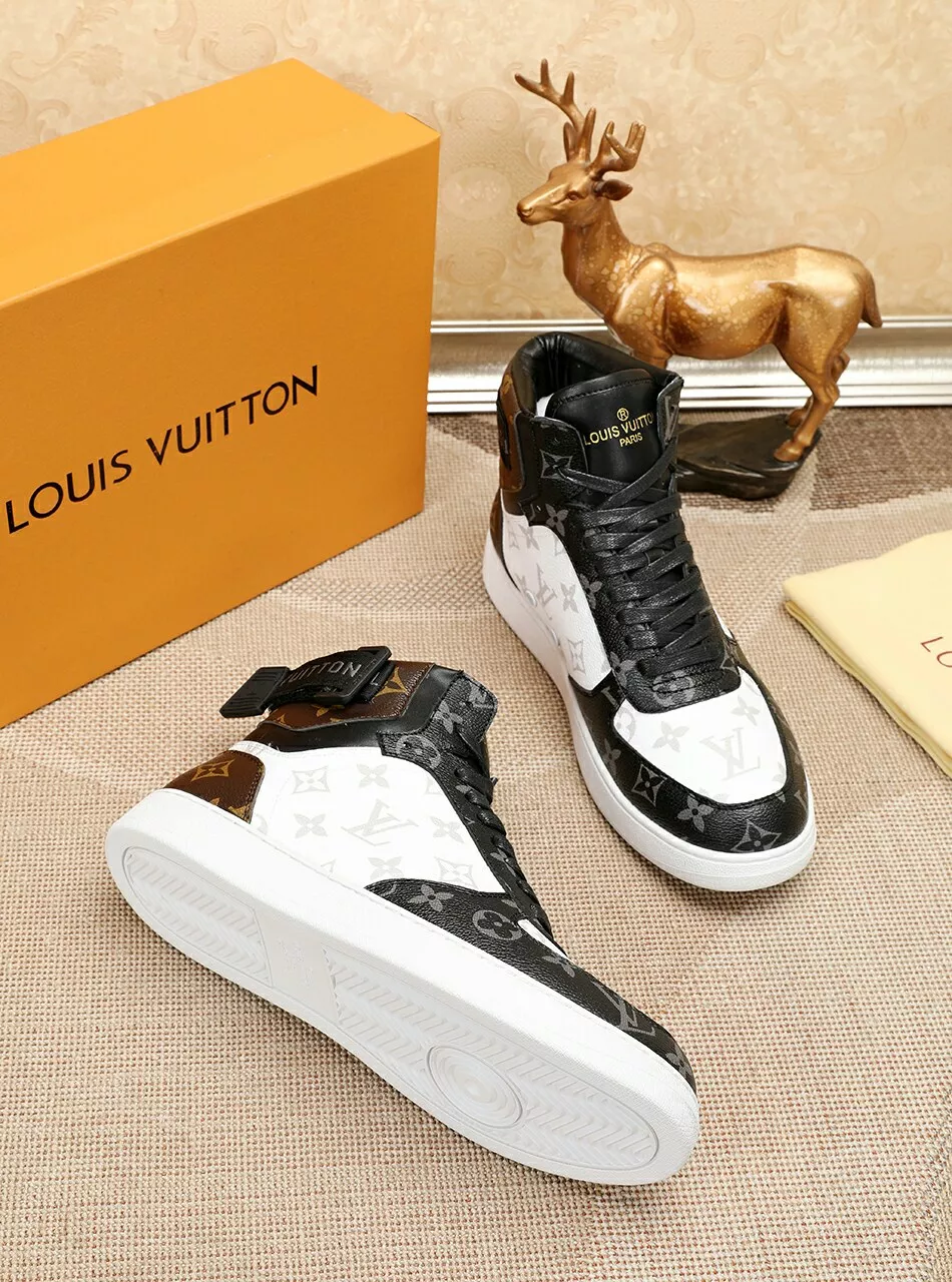 Louis Vuitton High Tops Shoes For Men Sophisticated 9709