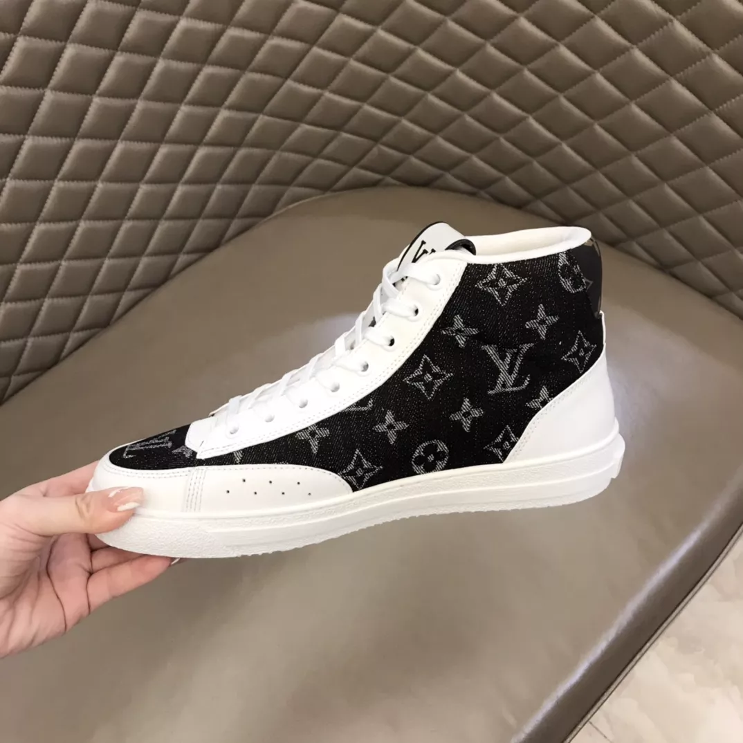 Louis Vuitton High Tops Shoes For Men Versatile 8159