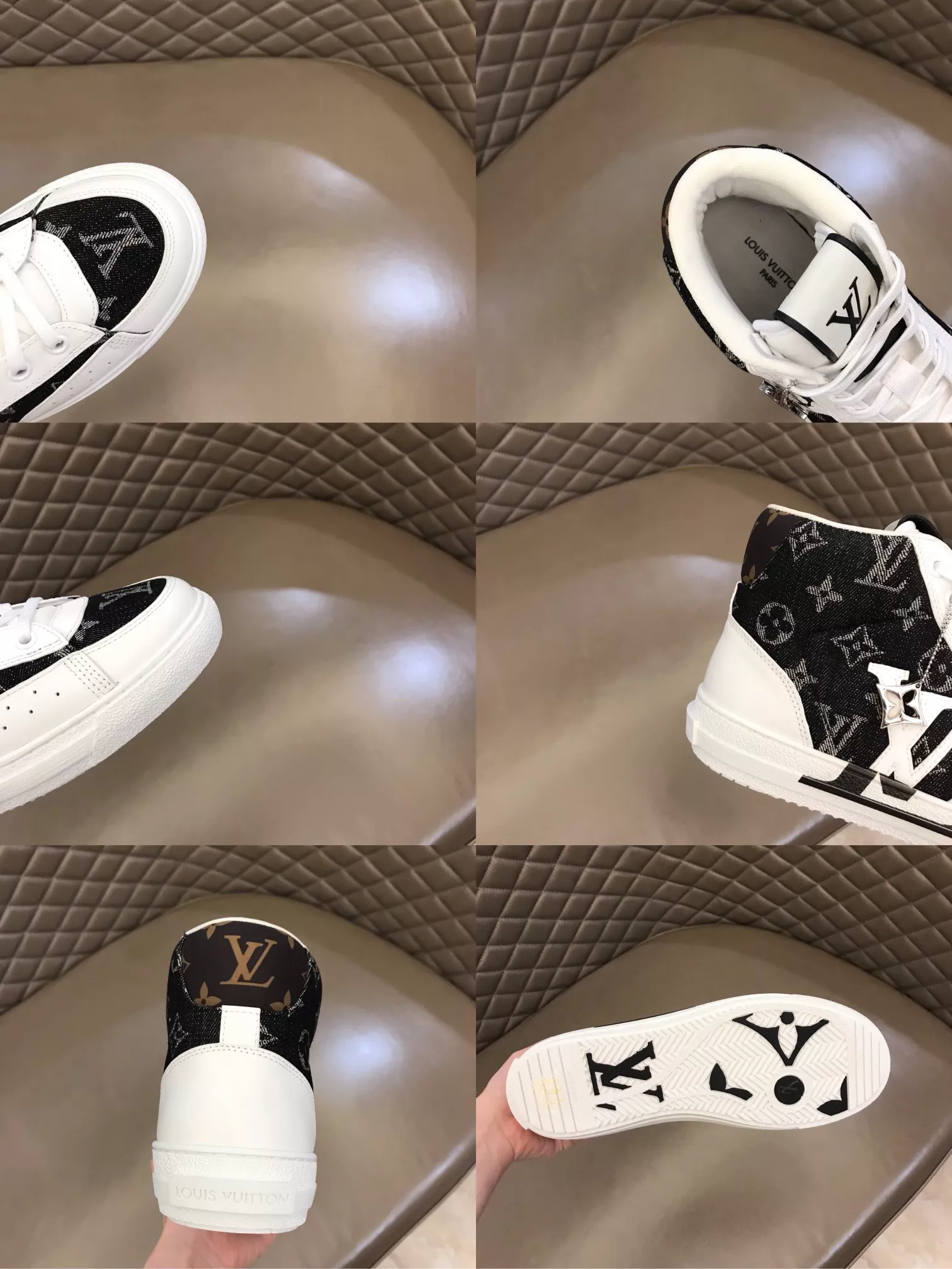 Louis Vuitton High Tops Shoes For Men Versatile 8159