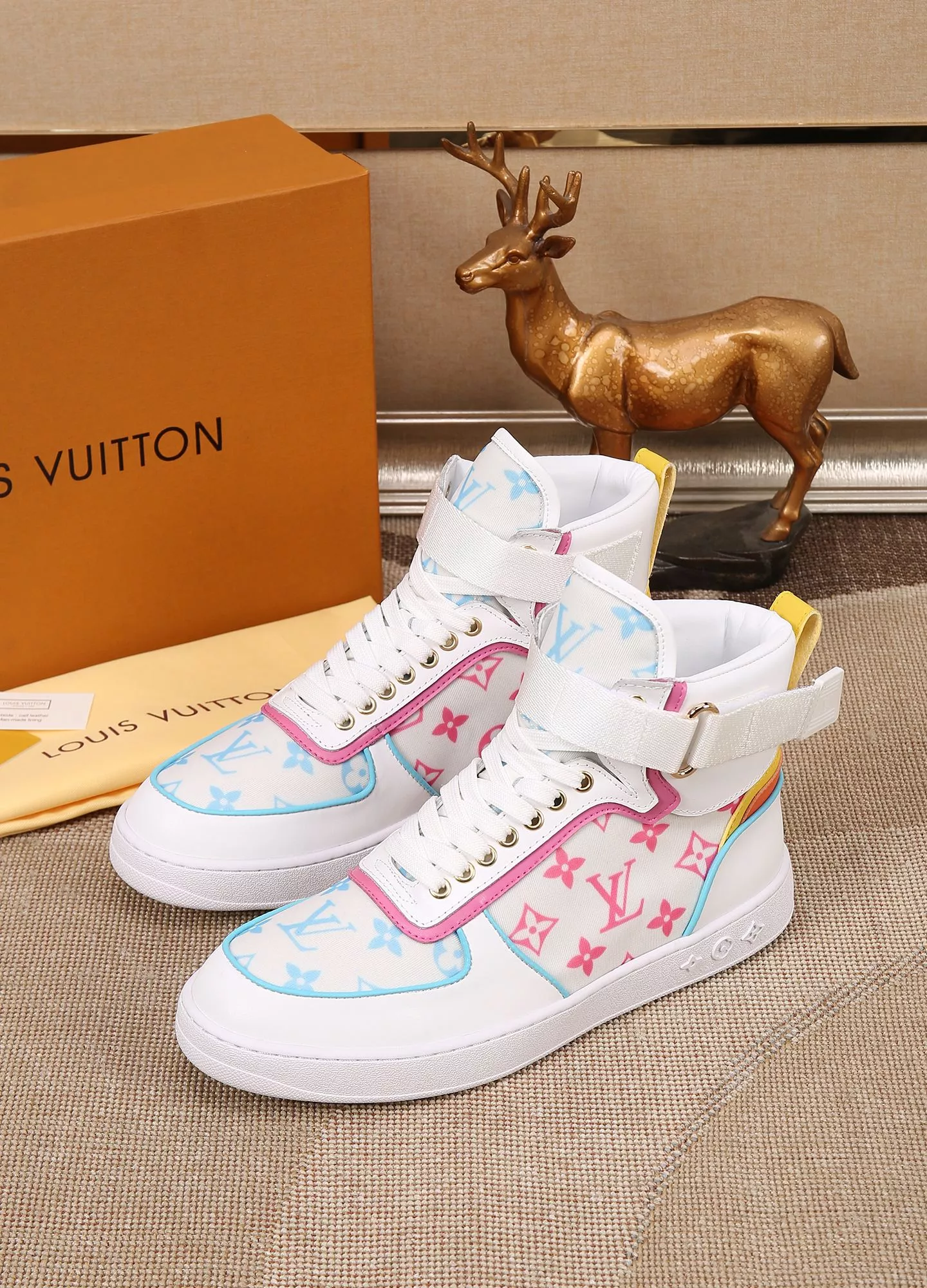 Louis Vuitton High Tops Shoes For Women Bright 7298