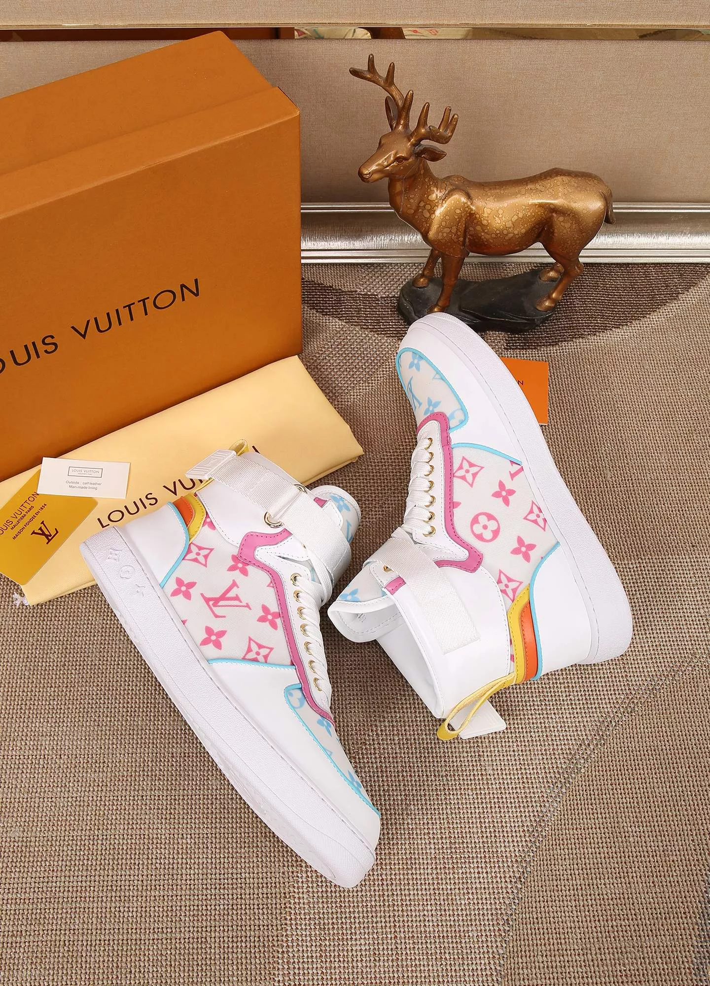 Louis Vuitton High Tops Shoes For Women Bright 7298