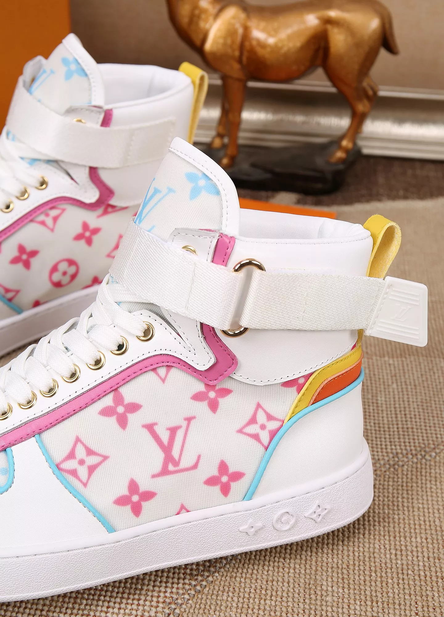 Louis Vuitton High Tops Shoes For Women Bright 7298