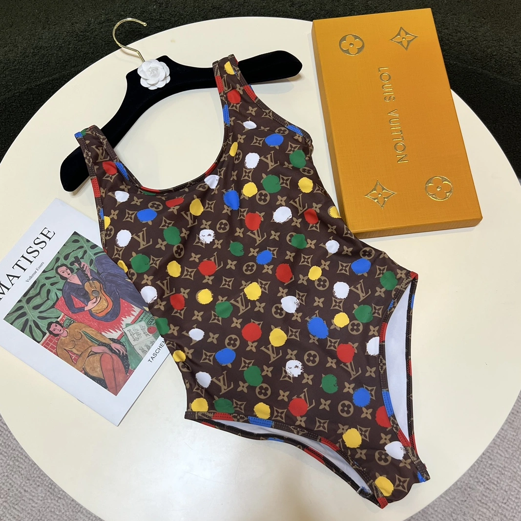 Louis Vuitton LV Bathing Suits Sleeveless For Women Trendy 8287