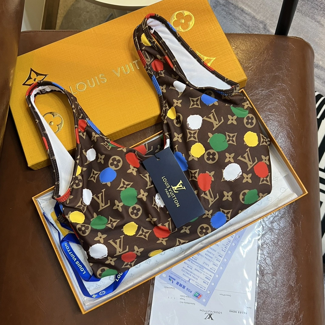 Louis Vuitton LV Bathing Suits Sleeveless For Women Trendy 8287