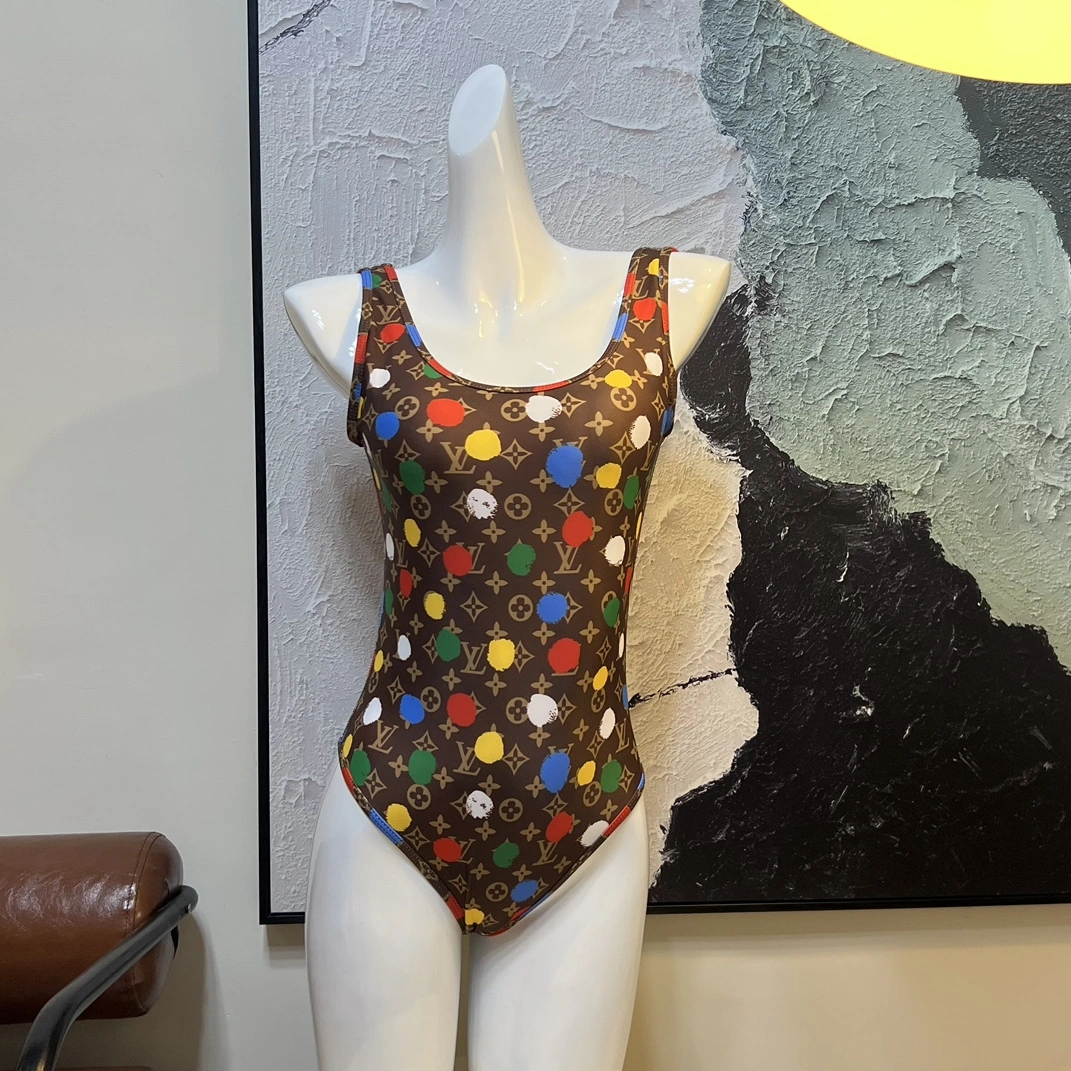 Louis Vuitton LV Bathing Suits Sleeveless For Women Trendy 8287