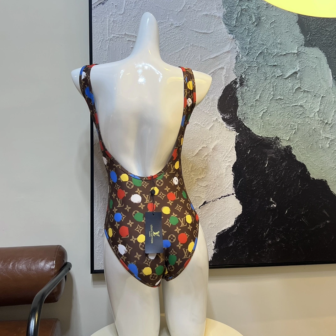 Louis Vuitton LV Bathing Suits Sleeveless For Women Trendy 8287