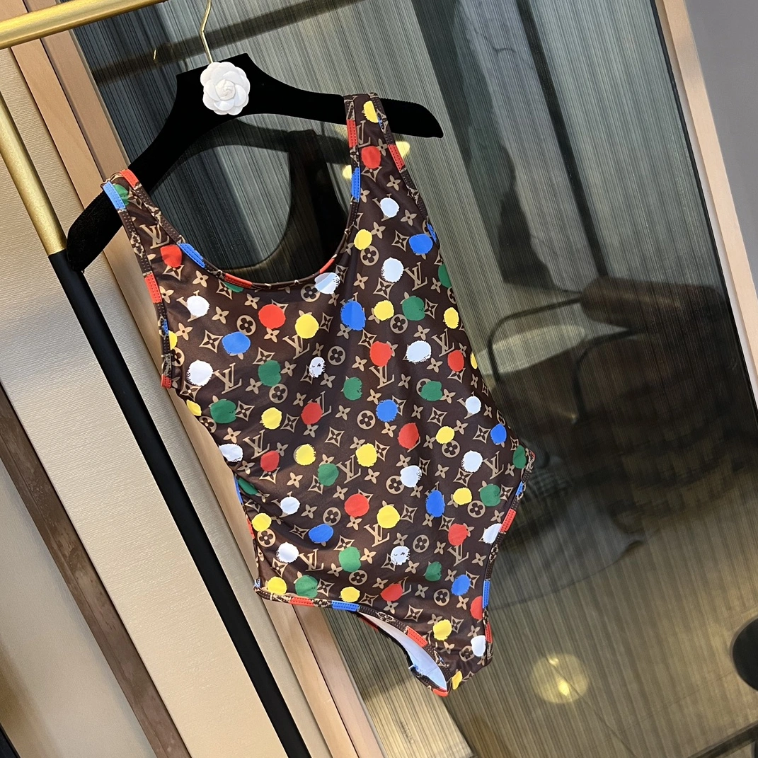 Louis Vuitton LV Bathing Suits Sleeveless For Women Trendy 8287
