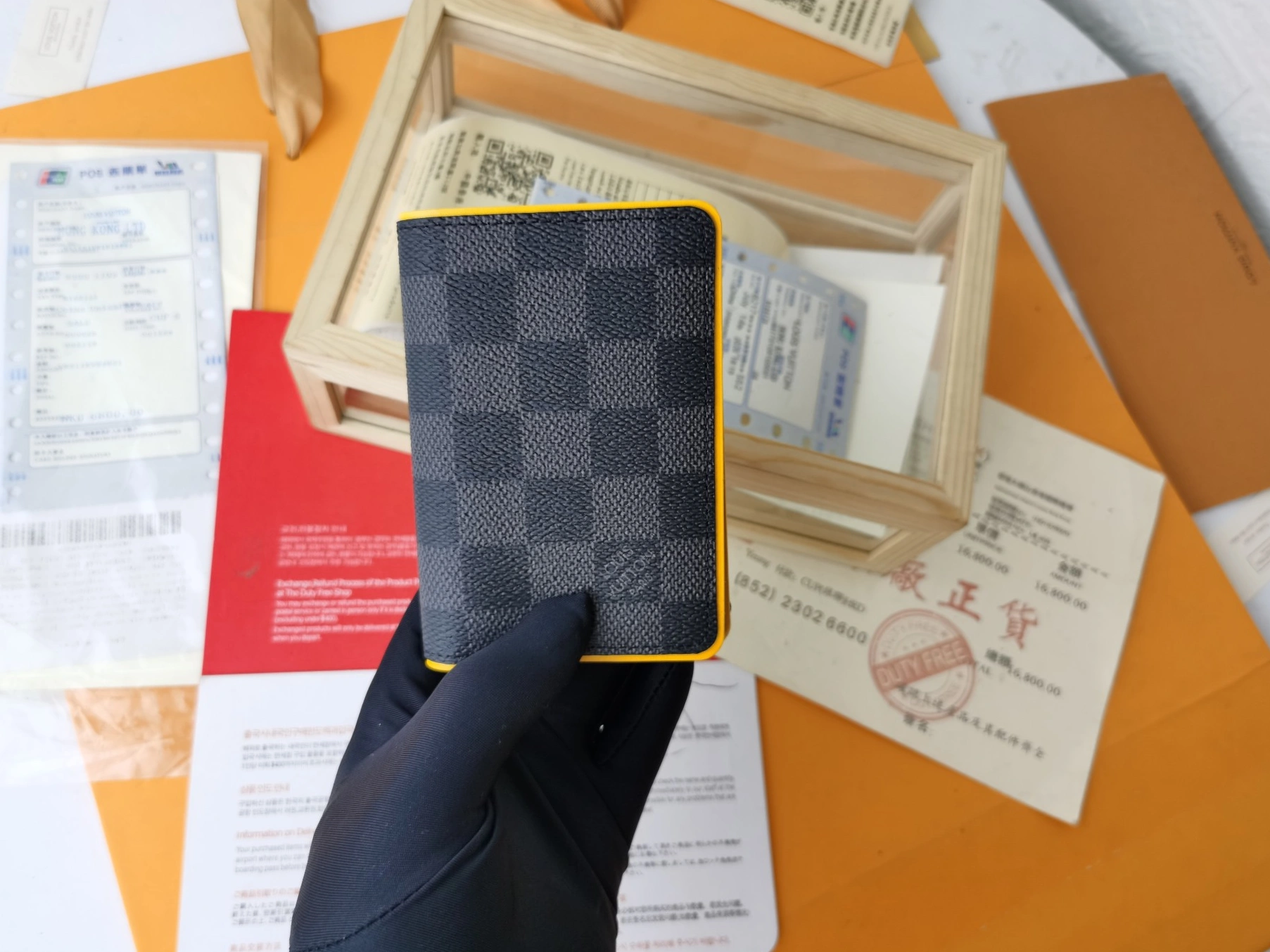 Louis Vuitton LV Card Case For Unisex Lightweight 8142