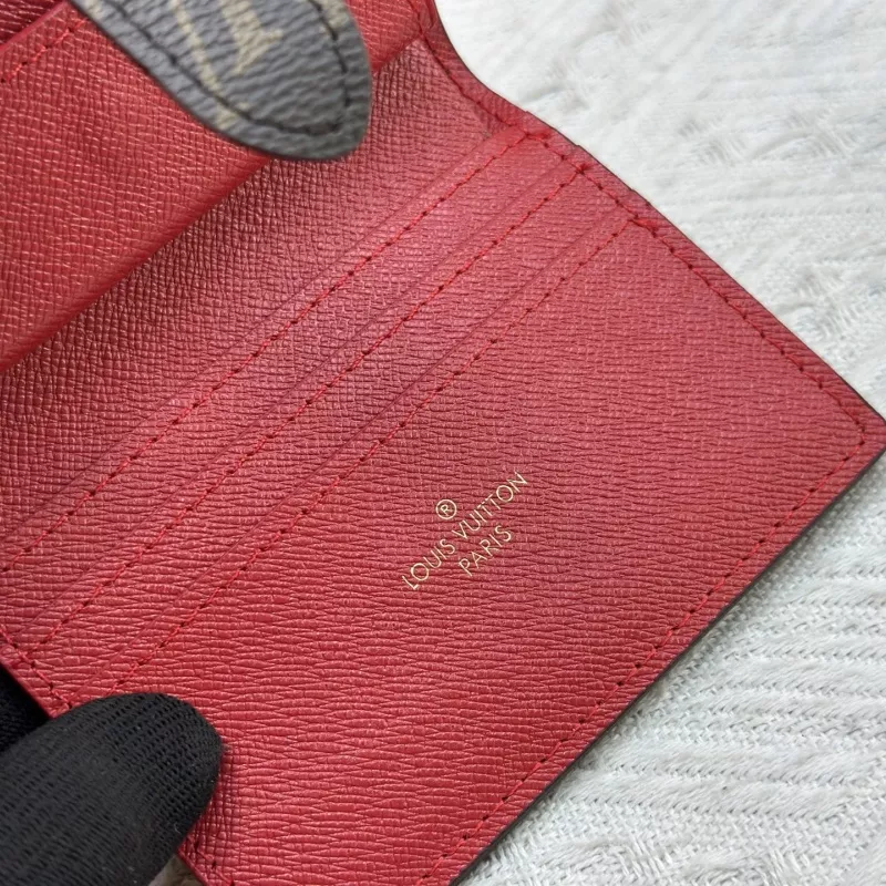 Louis Vuitton LV Card Case In Red DailyWear 1008