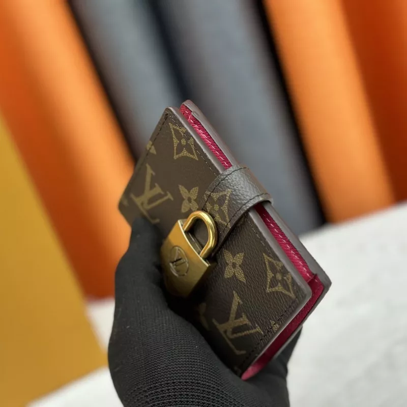 Louis Vuitton LV Card Case In Rose Red Functional 5520