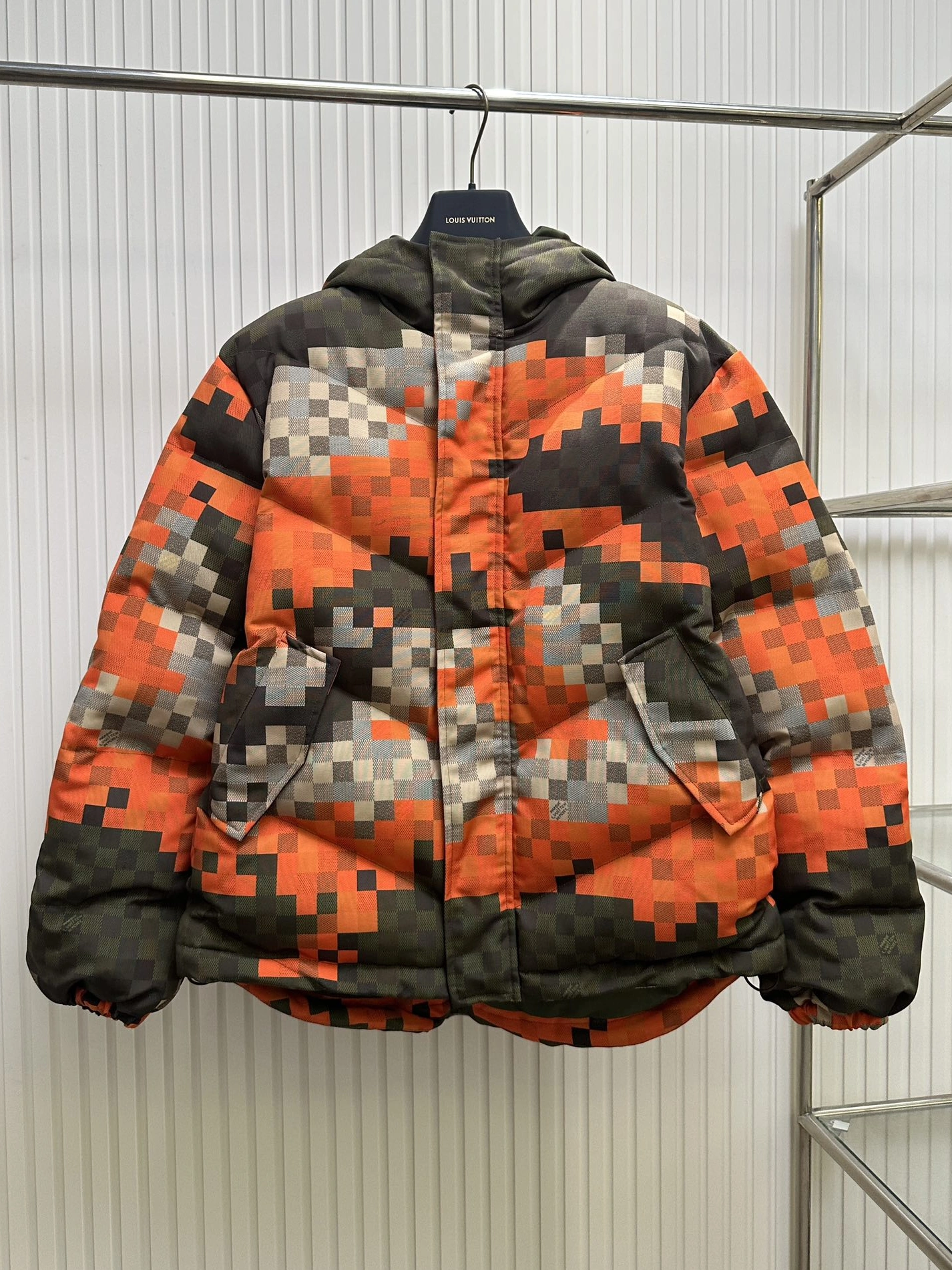 Louis Vuitton LV Down Feather Coat Long Sleeved For Unisex Modern 2196