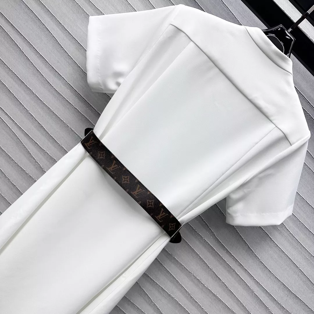Louis Vuitton LV Dresses Short Sleeved For Women Refined 5797