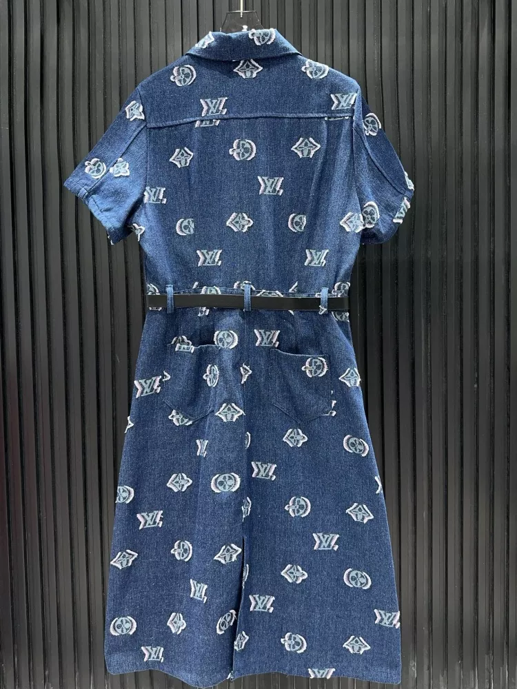 Louis Vuitton LV Dresses Short Sleeved For Women Unique 2559