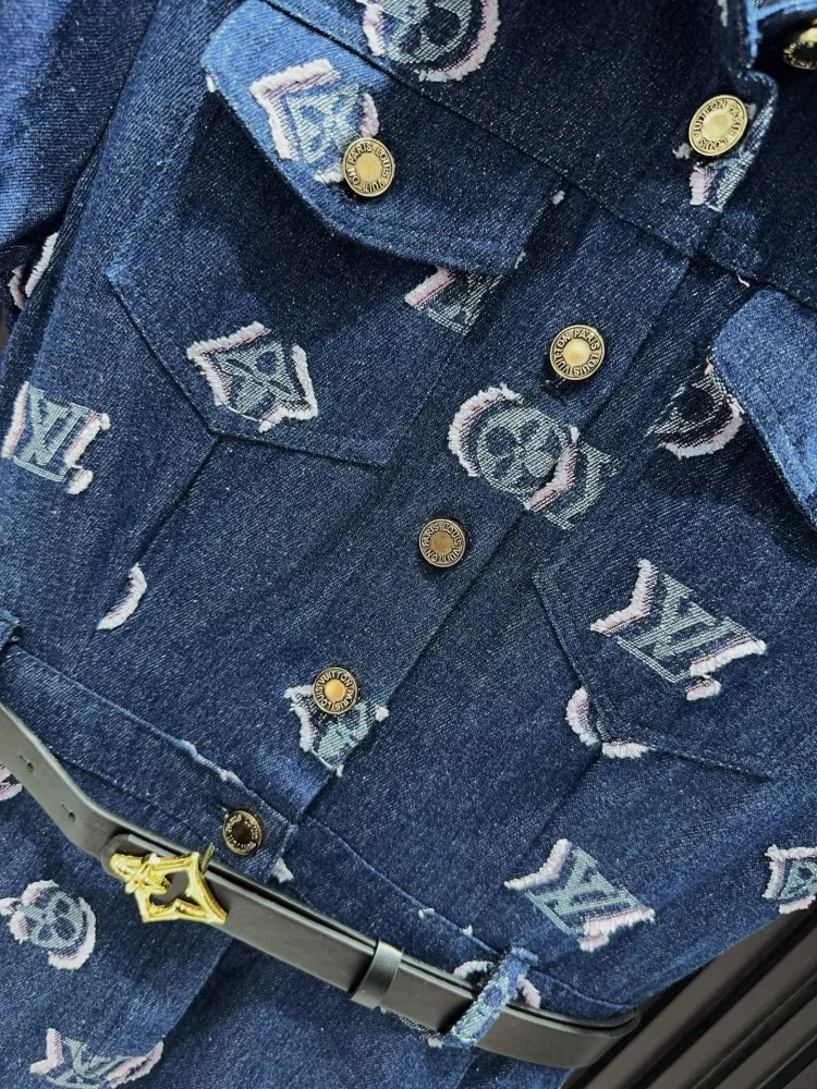 Louis Vuitton LV Dresses Short Sleeved For Women Unique 2559