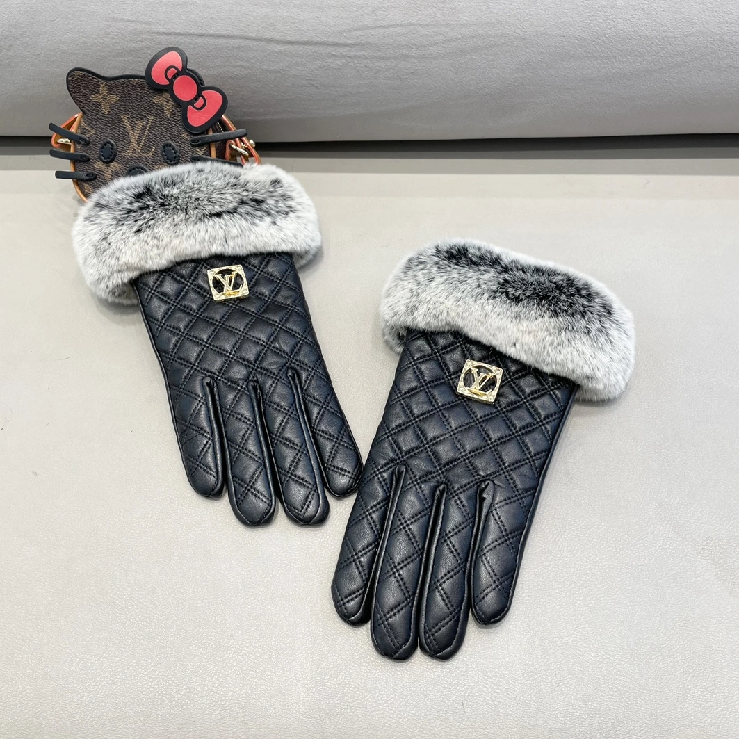 Louis Vuitton LV Gloves For Women Bold 6040