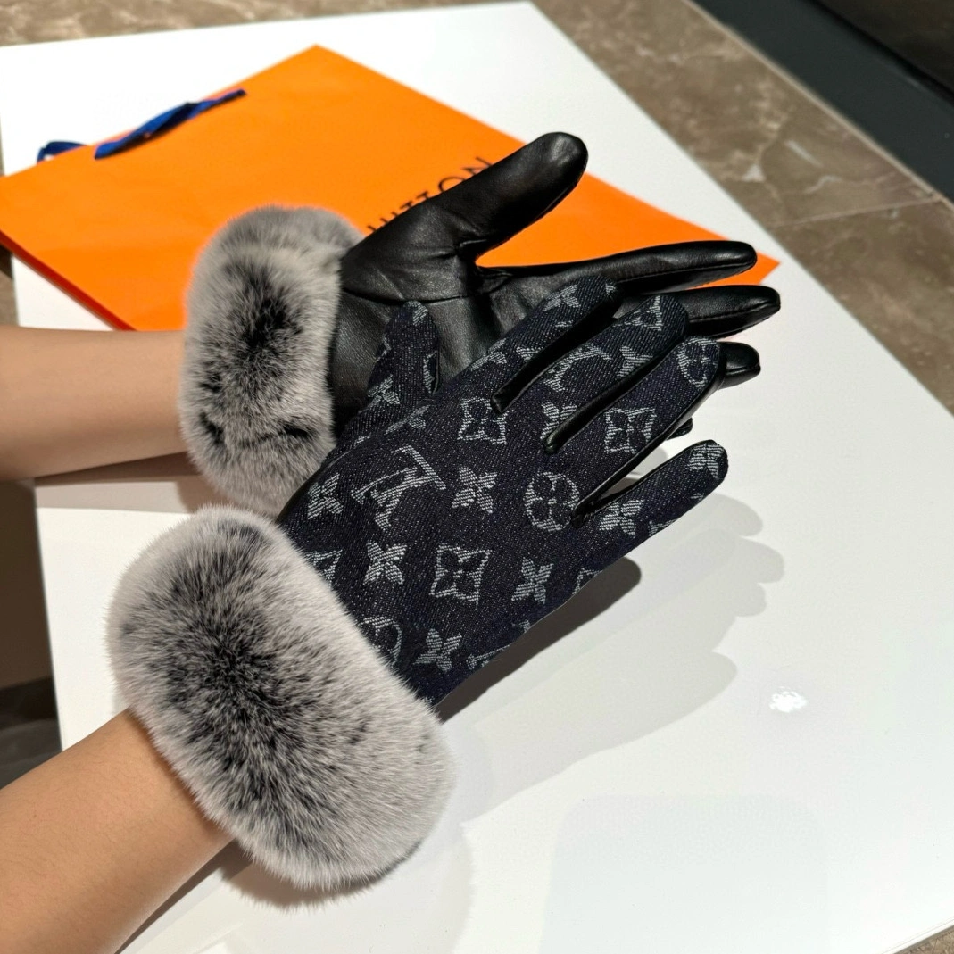 Louis Vuitton LV Gloves For Women Bright 9849