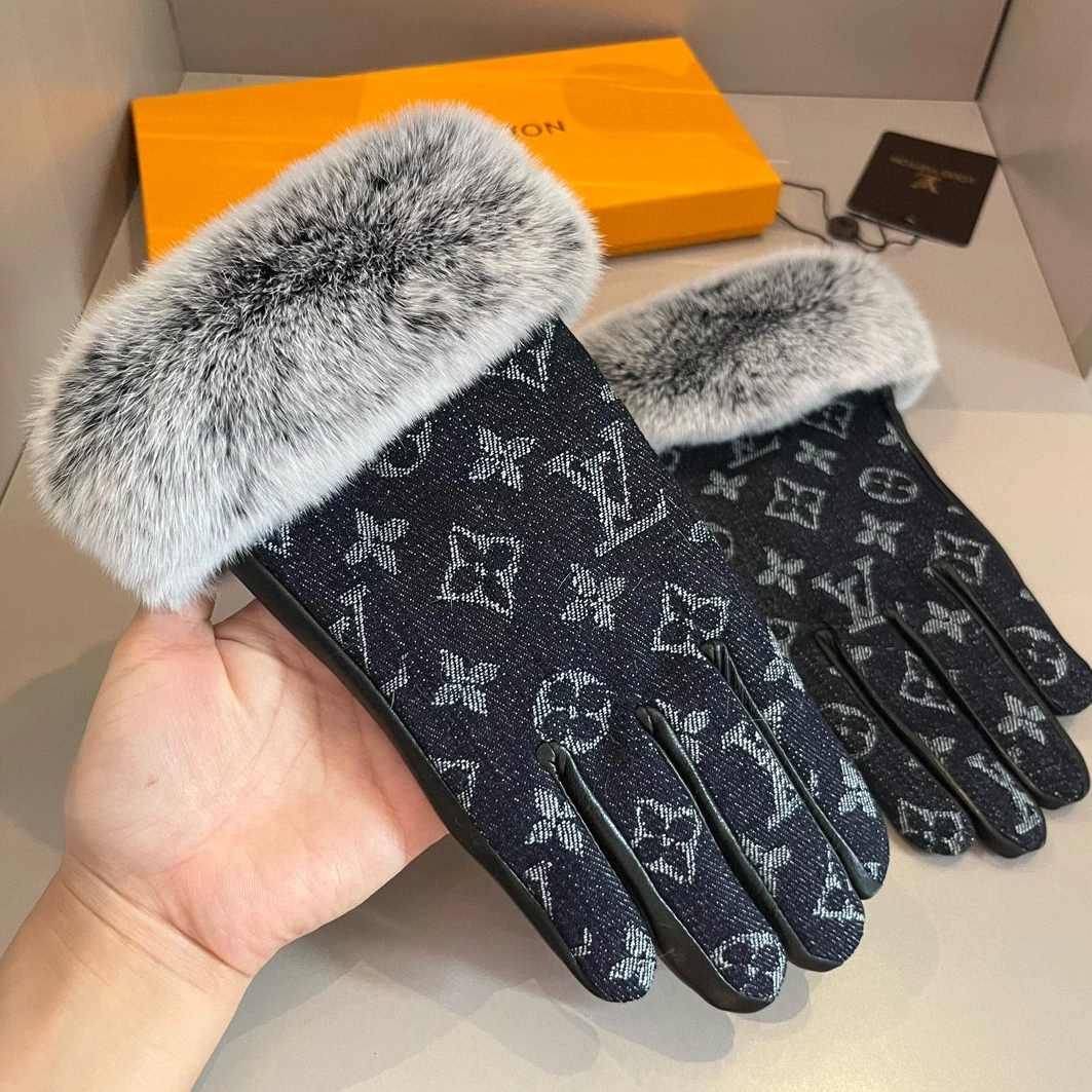 Louis Vuitton LV Gloves For Women Bright 9849