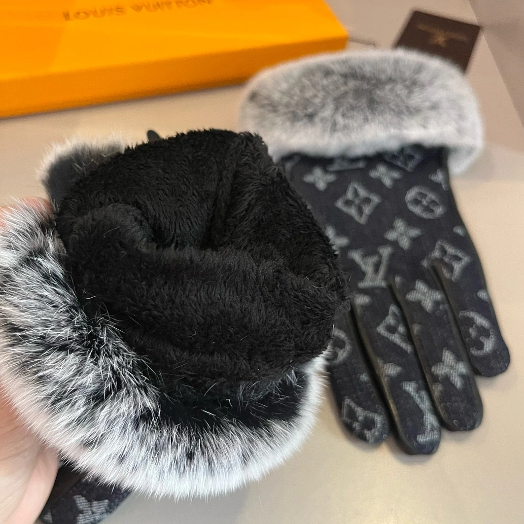 Louis Vuitton LV Gloves For Women Bright 9849