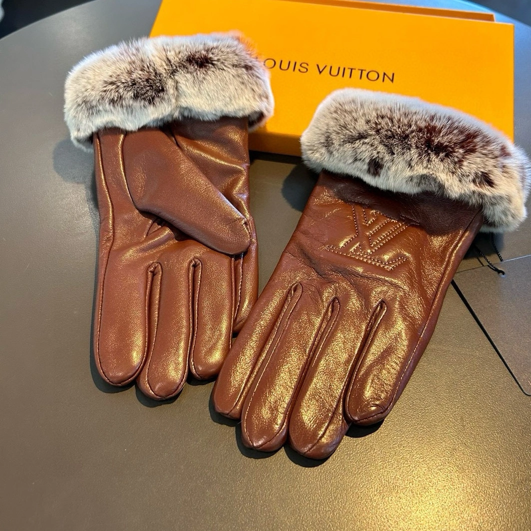 Louis Vuitton LV Gloves For Women Lightweight 9104
