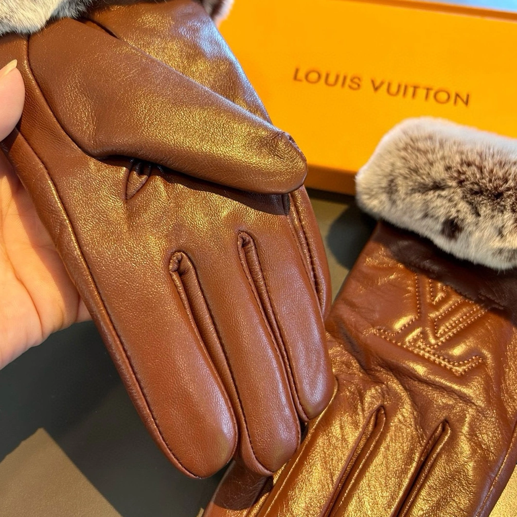Louis Vuitton LV Gloves For Women Lightweight 9104