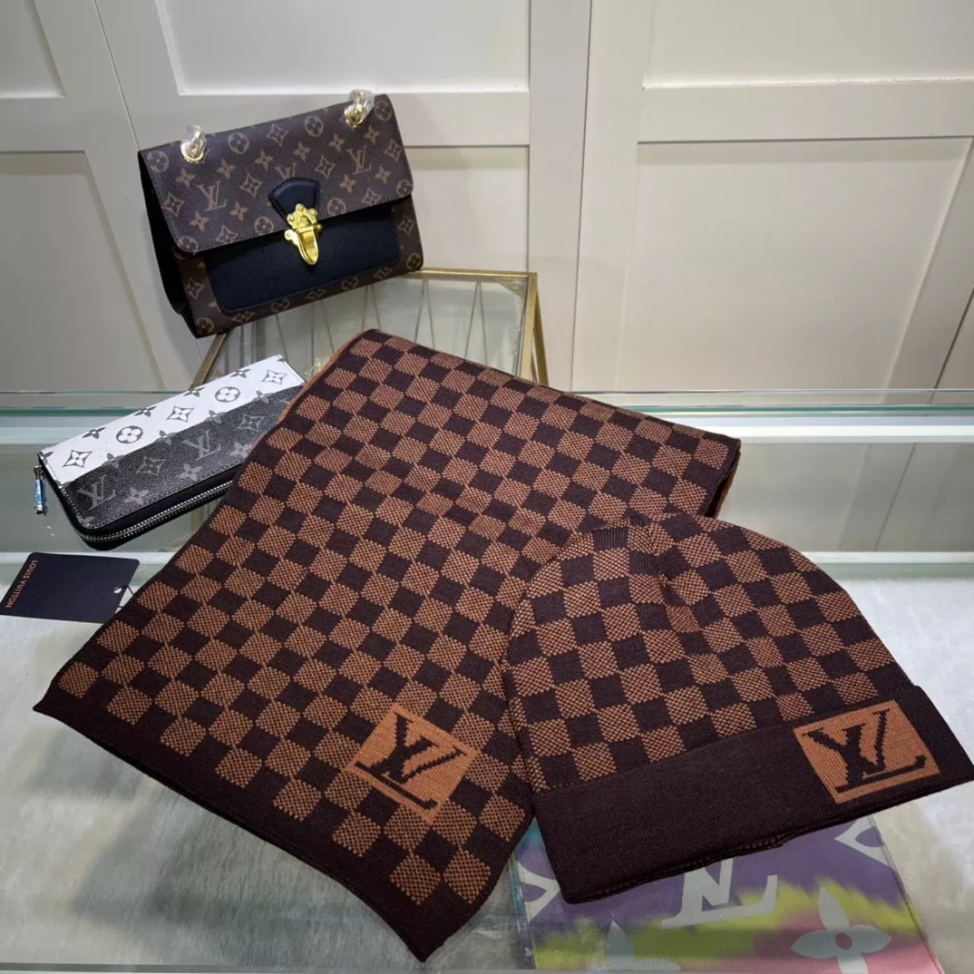 Louis Vuitton LV Hat and Scarf Set GoodFit 2214