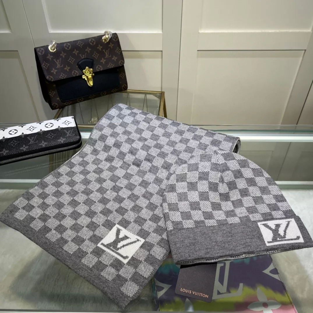 Louis Vuitton LV Hat and Scarf Set SportInspired 4894