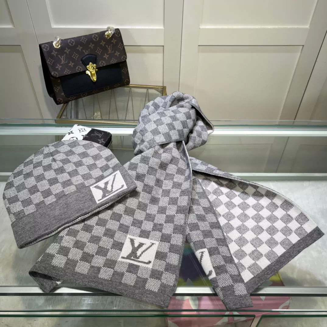 Louis Vuitton LV Hat and Scarf Set SportInspired 4894