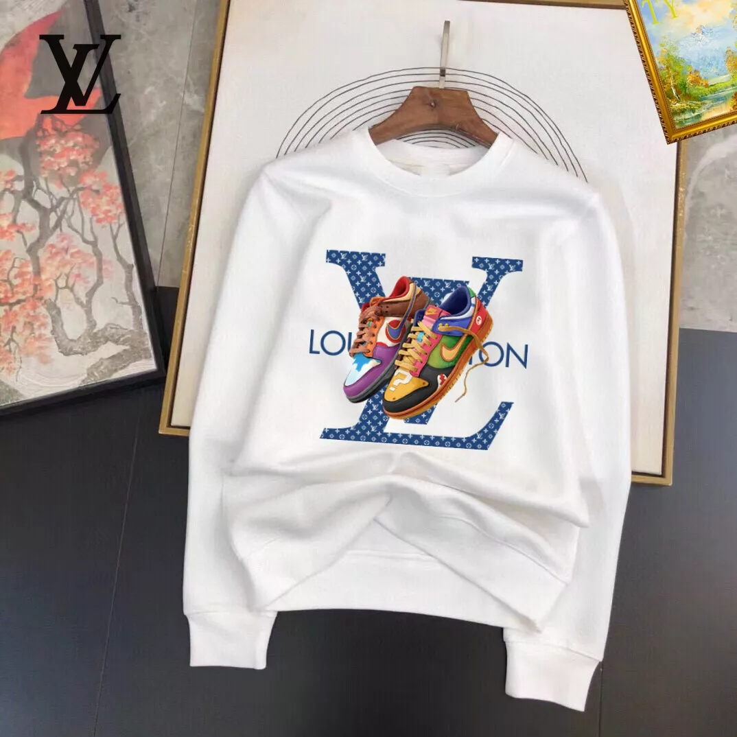 Louis Vuitton LV Hoodies Long Sleeved For Men Minimalist 2435