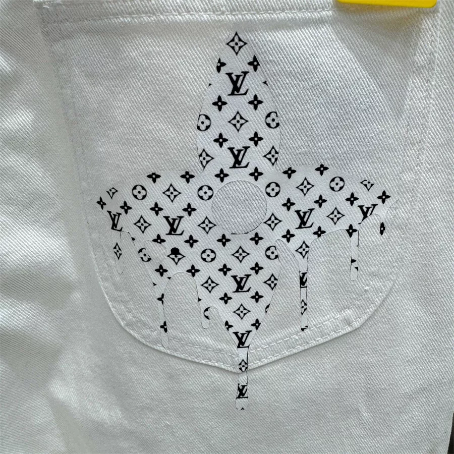 Louis Vuitton LV Jeans For Men Breathable 3928