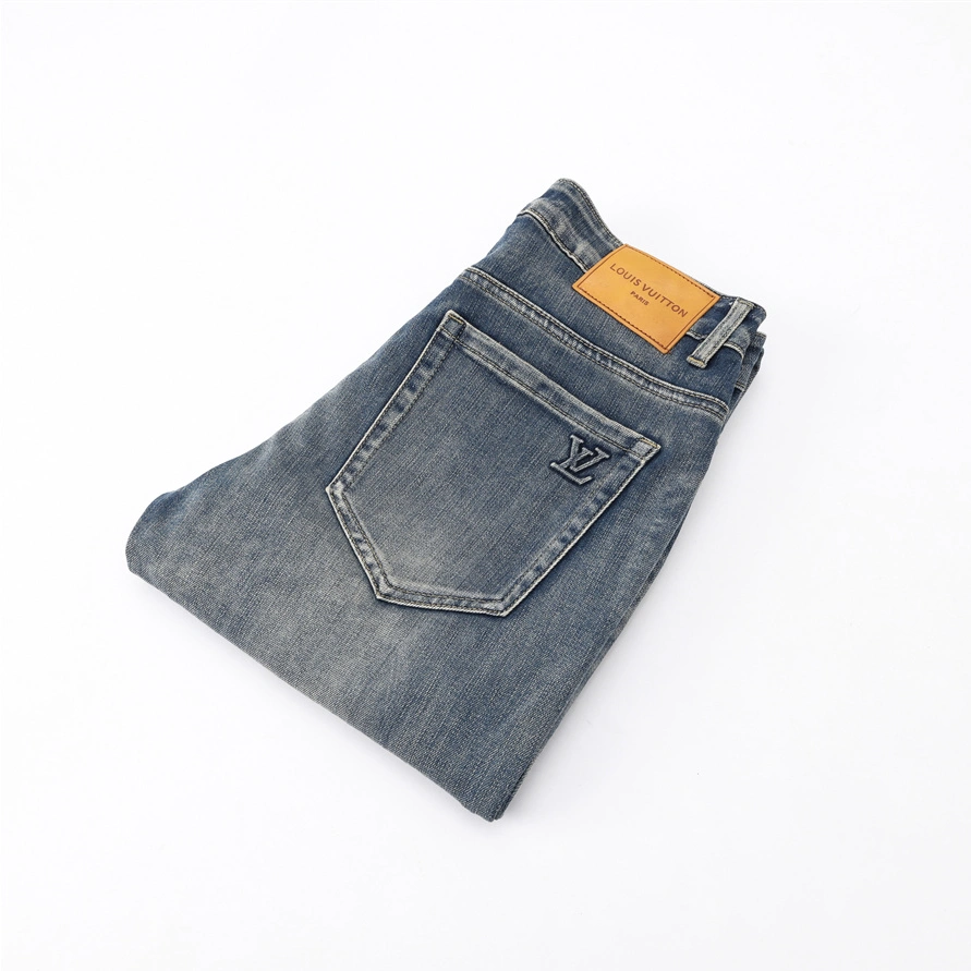 Louis Vuitton LV Jeans For Men Breathable 5325