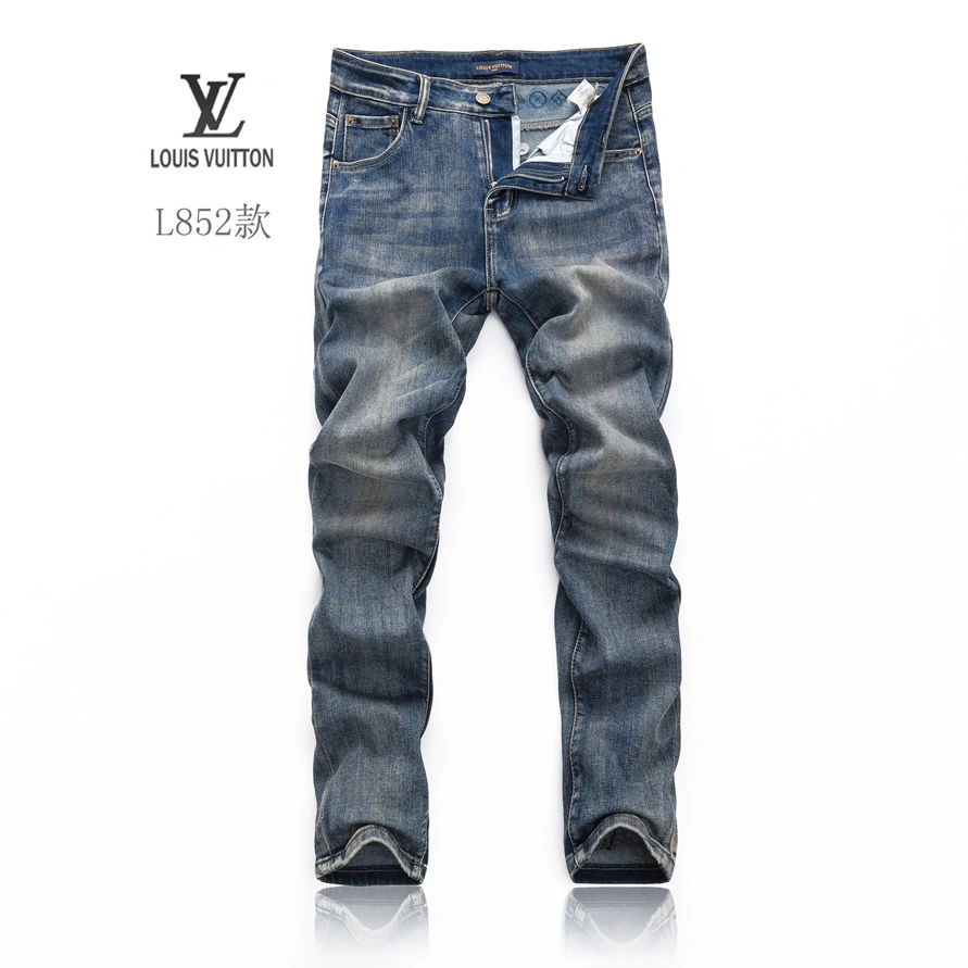 Louis Vuitton LV Jeans For Men Breathable 5325